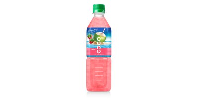 Coconut water with strawberry  flavor  500ml Pet bottle