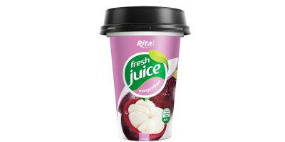 fresh mangosteen juice in pp cup 330ml