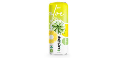 private label brand Sparkling aloe vera pinapple 320ml