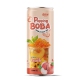Popping Boba Bubble Fruit Peach Tea 250ml Cans